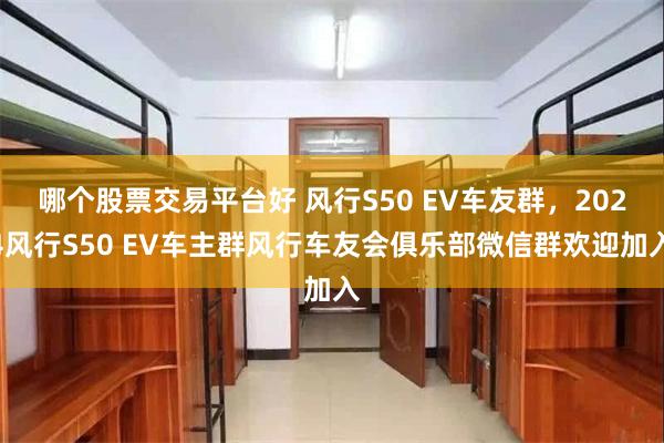 哪个股票交易平台好 风行S50 EV车友群，2024风行S50 EV车主群风行车友会俱乐部微信群欢迎加入
