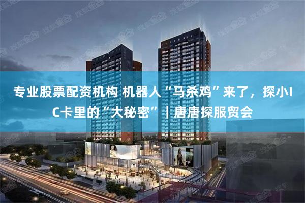 专业股票配资机构 机器人“马杀鸡”来了，探小IC卡里的“大秘密”｜唐唐探服贸会