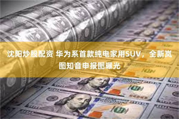 沈阳炒股配资 华为系首款纯电家用SUV，全新岚图知音申报图曝光