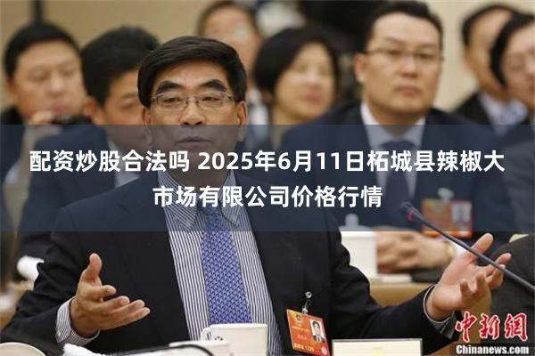 配资炒股合法吗 2025年6月11日柘城县辣椒大市场有限公司价格行情