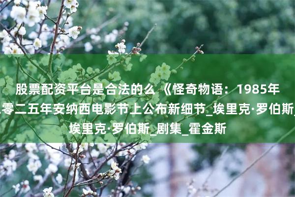 股票配资平台是合法的么 《怪奇物语：1985年的故事》在二零二五年安纳西电影节上公布新细节_埃里克·罗伯斯_剧集_霍金斯