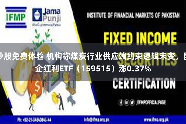 炒股免费体验 机构称煤炭行业供应端约束逻辑未变，国企红利ETF（159515）涨0.37%